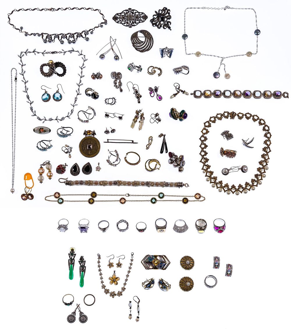 Lot 537: Sterling Silver Jewelry Assortment