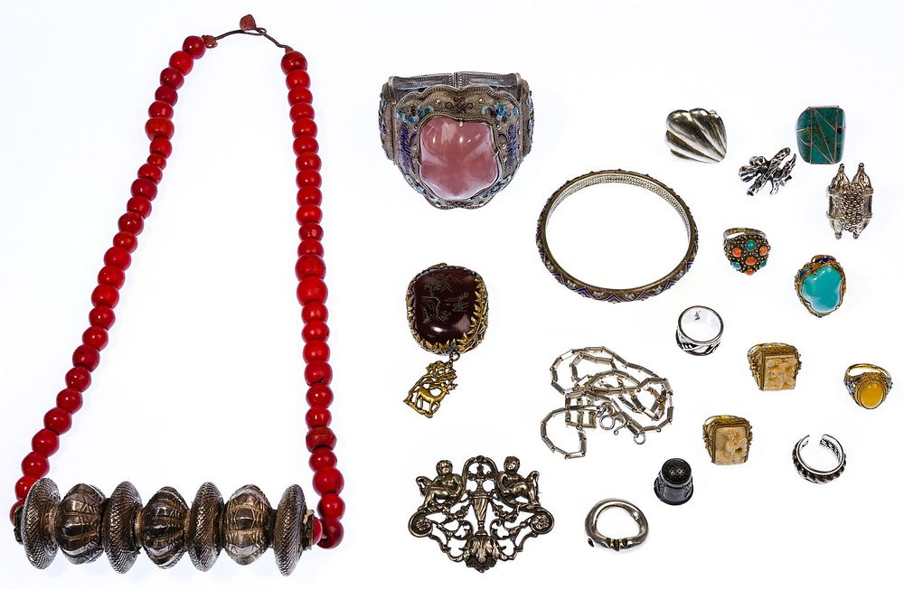 Lot 538: Sterling Silver Jewelry Assortment
