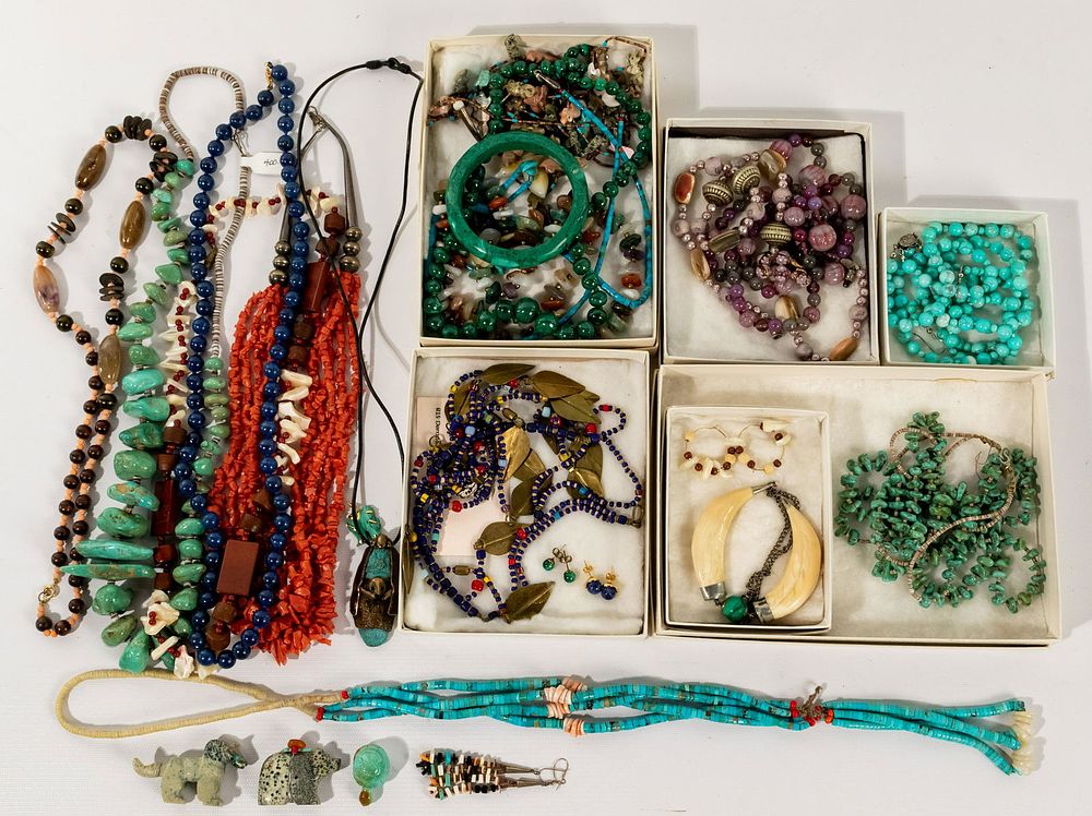 Lot 547: Stone Jewelry Assortment
