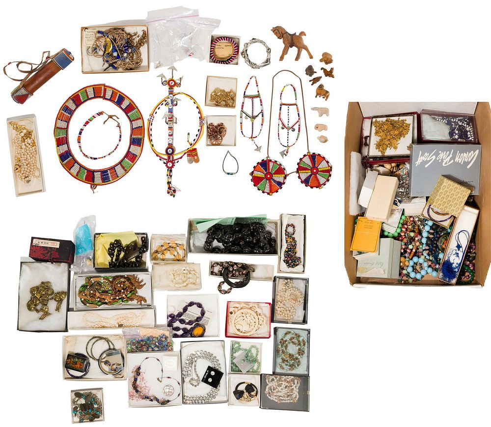 Lot 557: Designer and Cultural Costume Jewelry Assortment