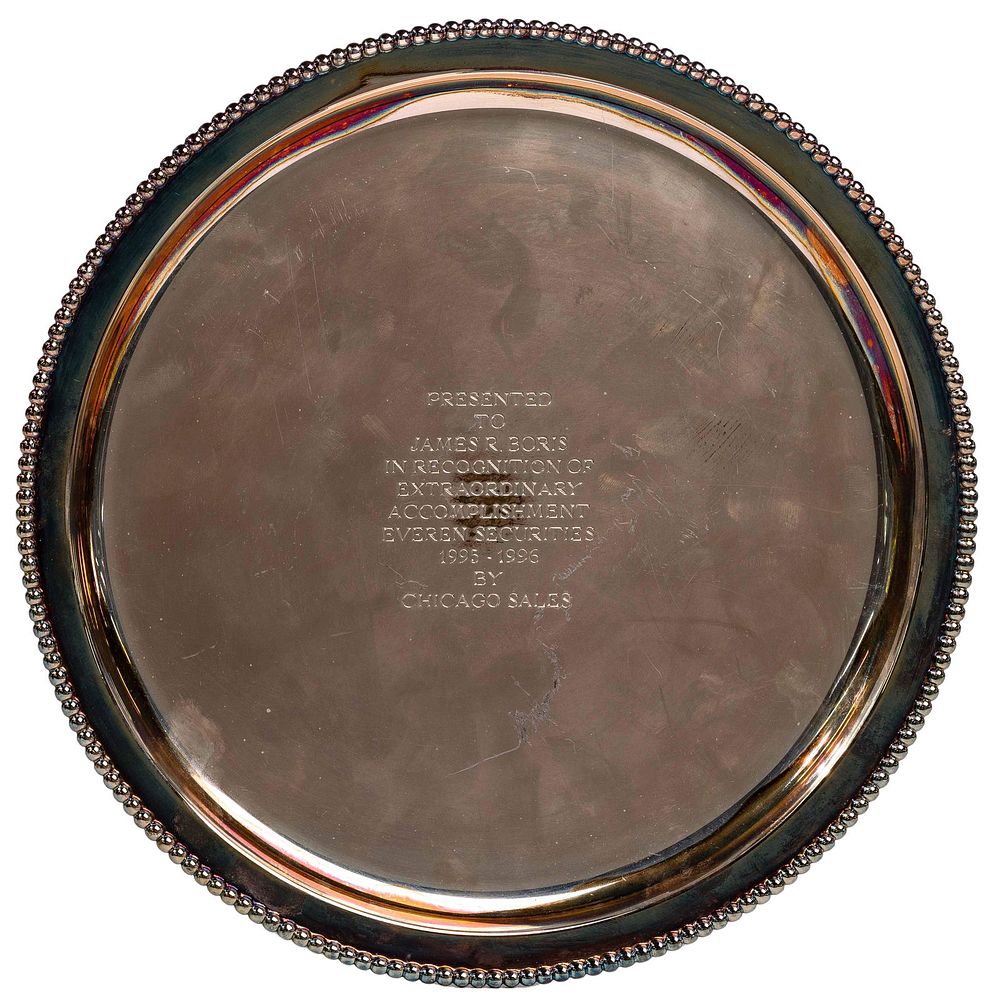 Lot 565: Tiffany & Co Sterling Silver Presentation Tray