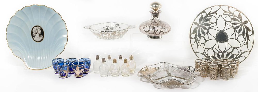 Lot 570: Silver Over-lay Assortment