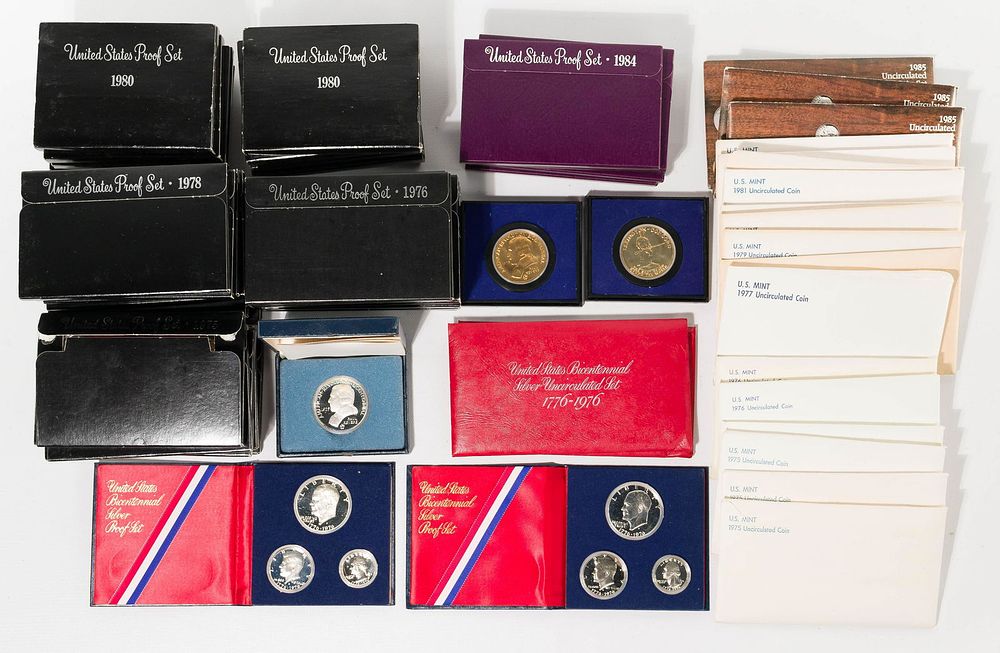 Lot 573: Proof and Mint Set and Commemorative Coin Assortment