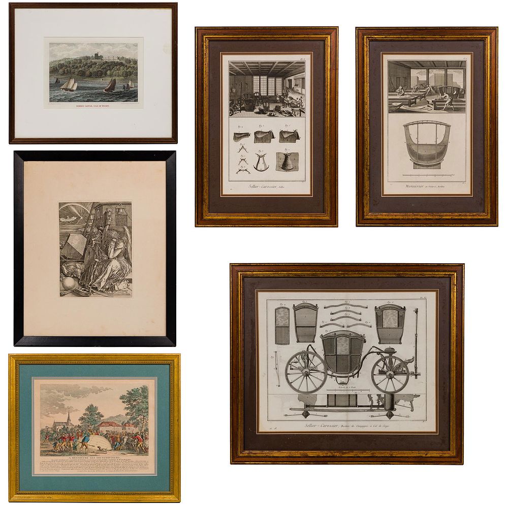 Lot 152: Etching and Engraving Assortment