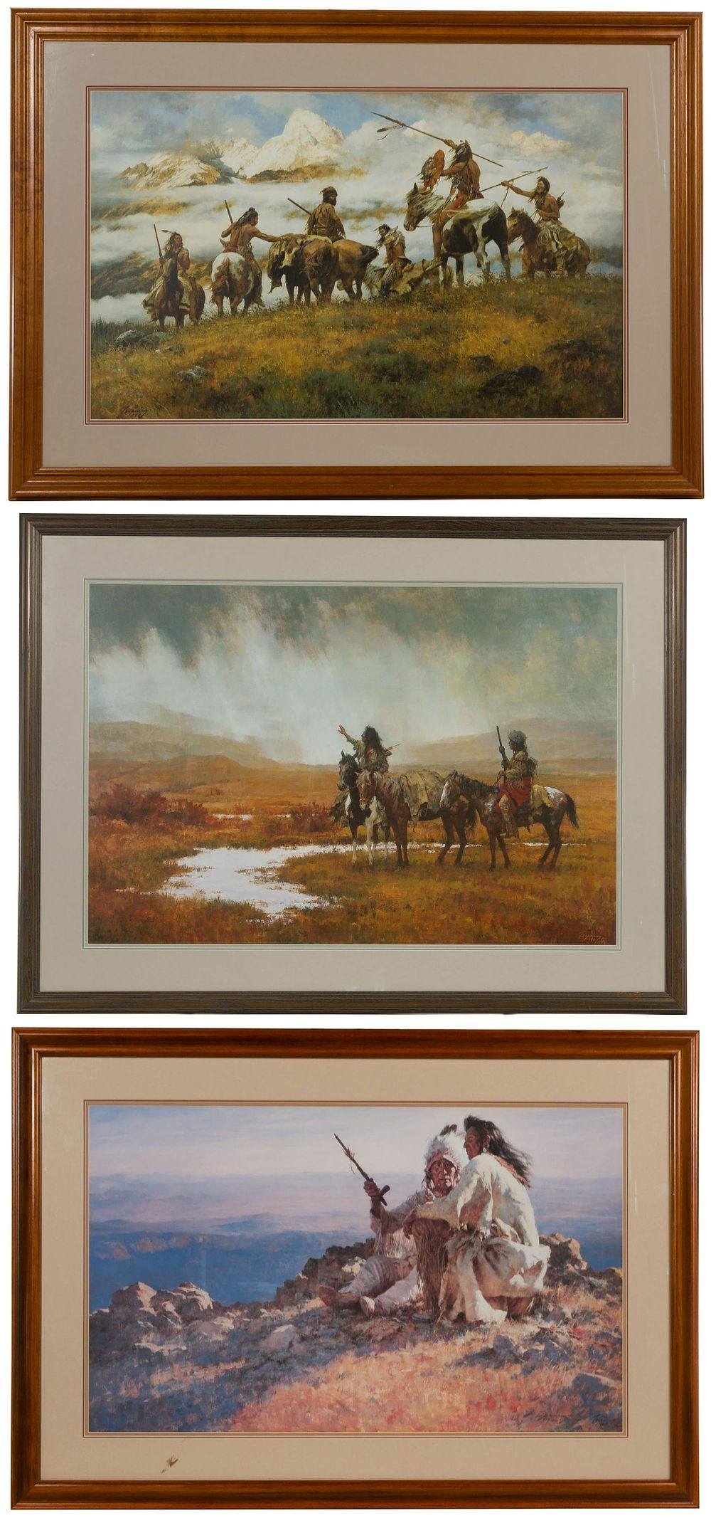 Lot 157: Howard Terpning (American, b.1927) Offset Lithographs