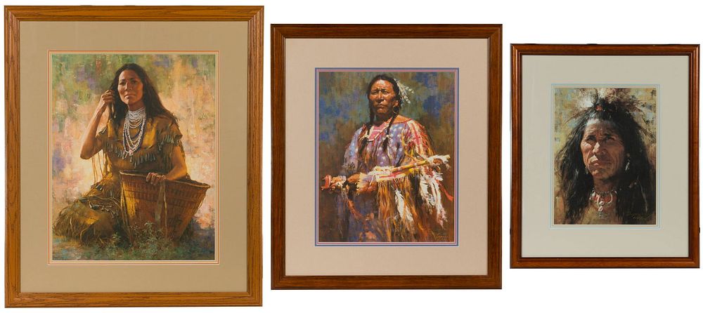 Lot 158: Howard Terpning (American, b.1927) Offset Lithographs