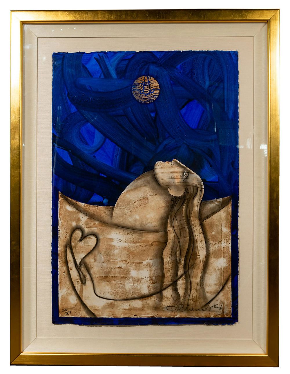 Lot 163: Orlando Agudelo Botero (Colombian, b.1946) 'Maria,