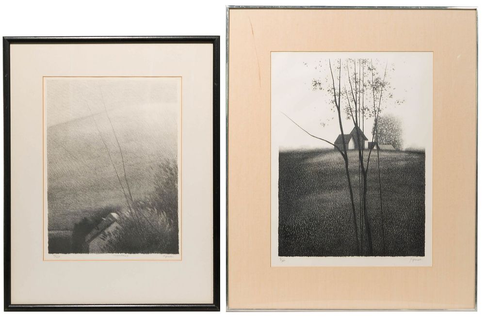 Lot 166: Robert Kipniss (American, b.1931) Lithographs