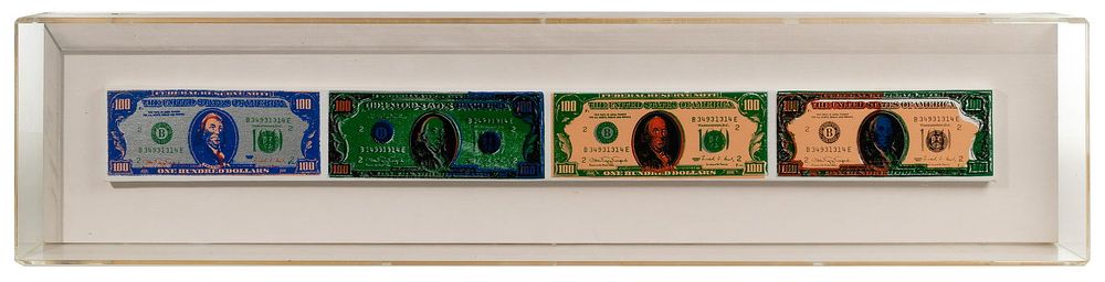 Lot 169: Steve Kaufman (American, 1960-2010) Oil and Silkscreen