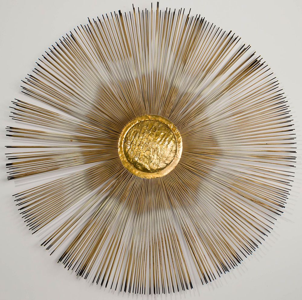 Lot 174: Casa Devall (American, 20th Century) Brutalist Sunburst