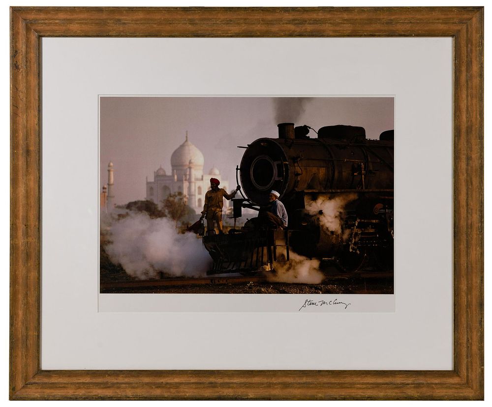 Lot 180: Steve McCurry (American, b.1950) 'Taj Mahal and Train'