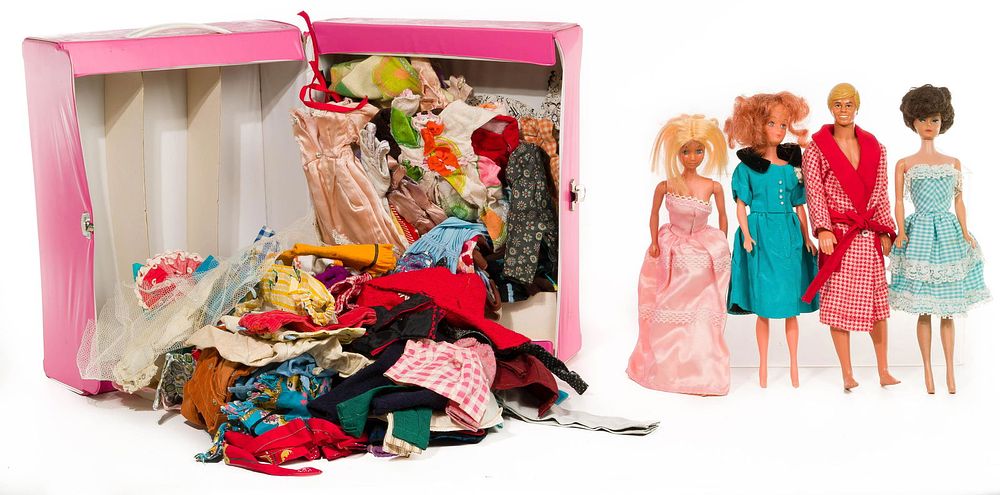 Lot 209: Mattel Barbie Doll and Clothing Assortment