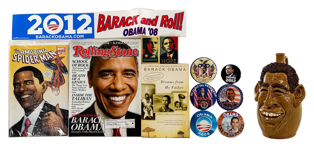 Lot 217: President Barack Obama Memorabilia Assortment