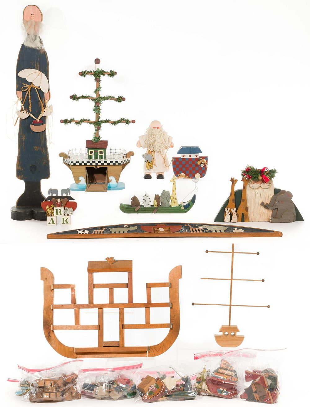 Lot 218: Noah's Ark Folk Art Collection