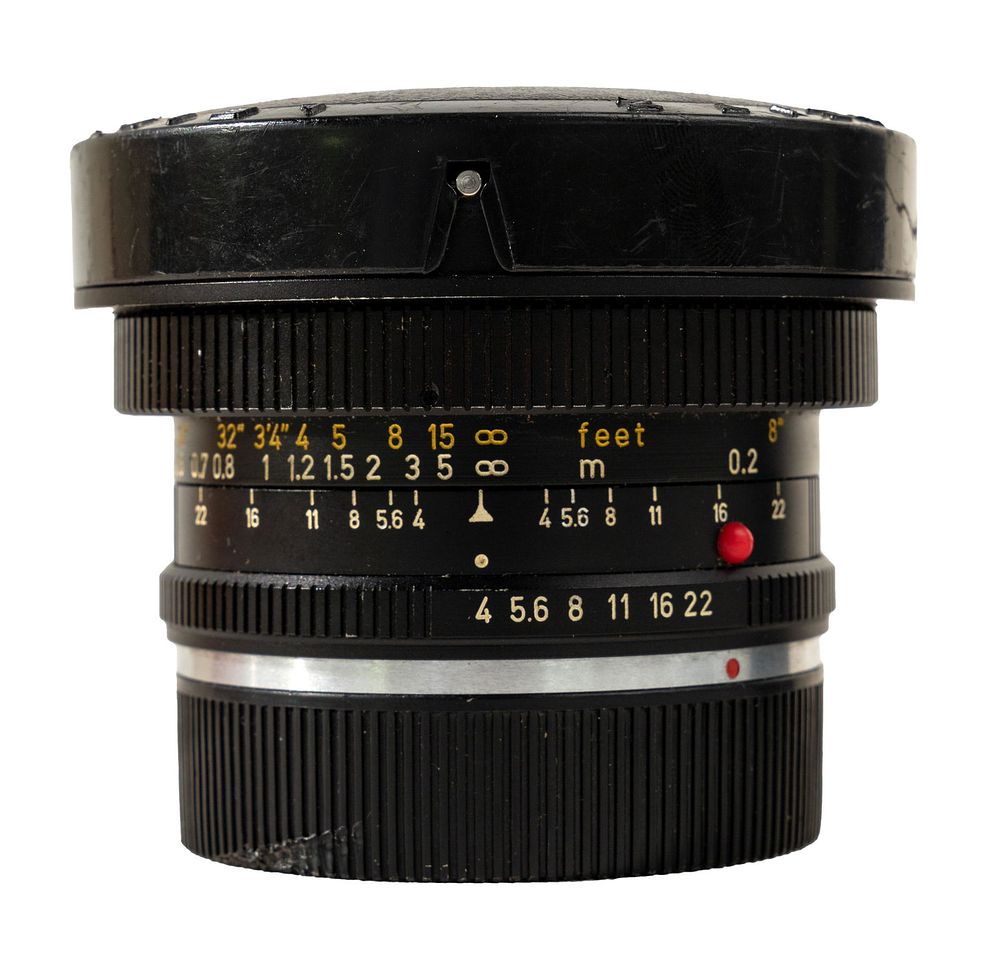 Lot 242: Leitz Wetzlar Super-Angulon-R 1:4/21mm Lens With Box