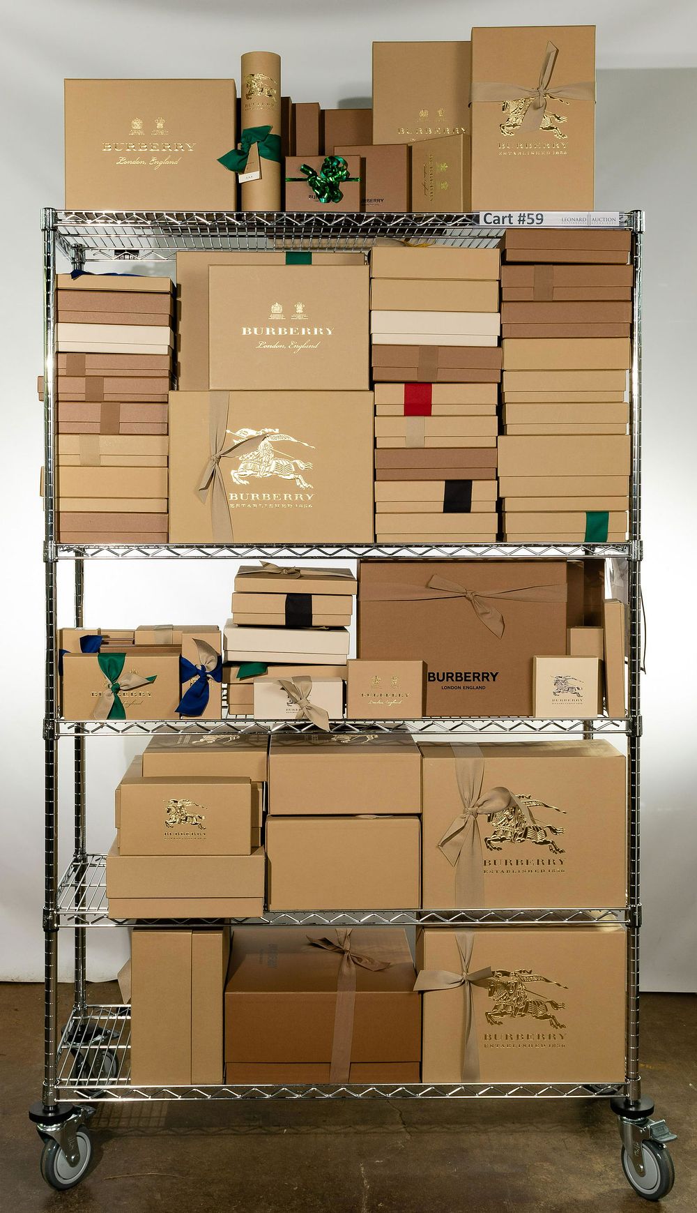 Lot 248: Burberry Empty Storage Box Assortment