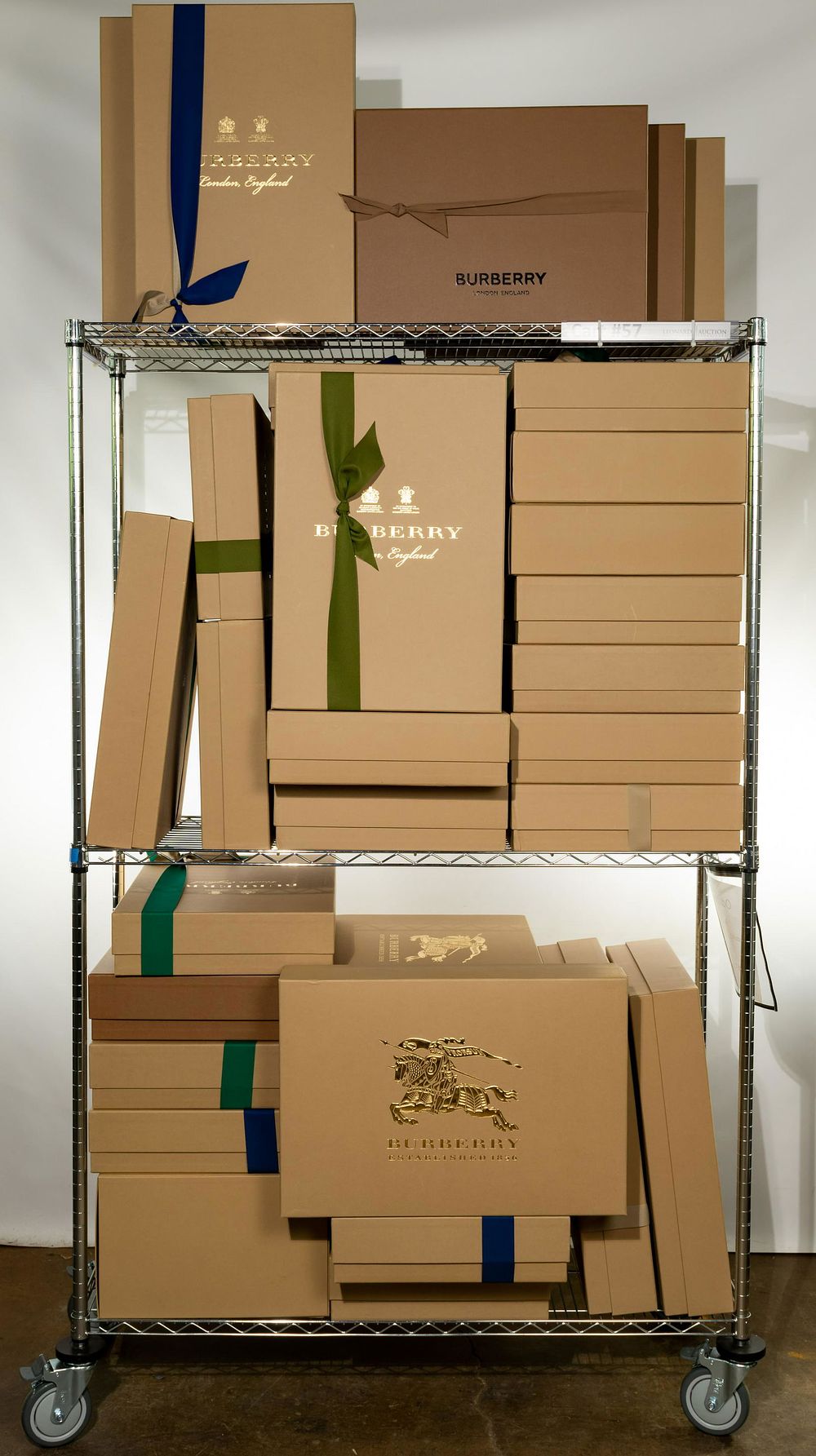 Lot 249: Burberry Empty Storage Box Assortment