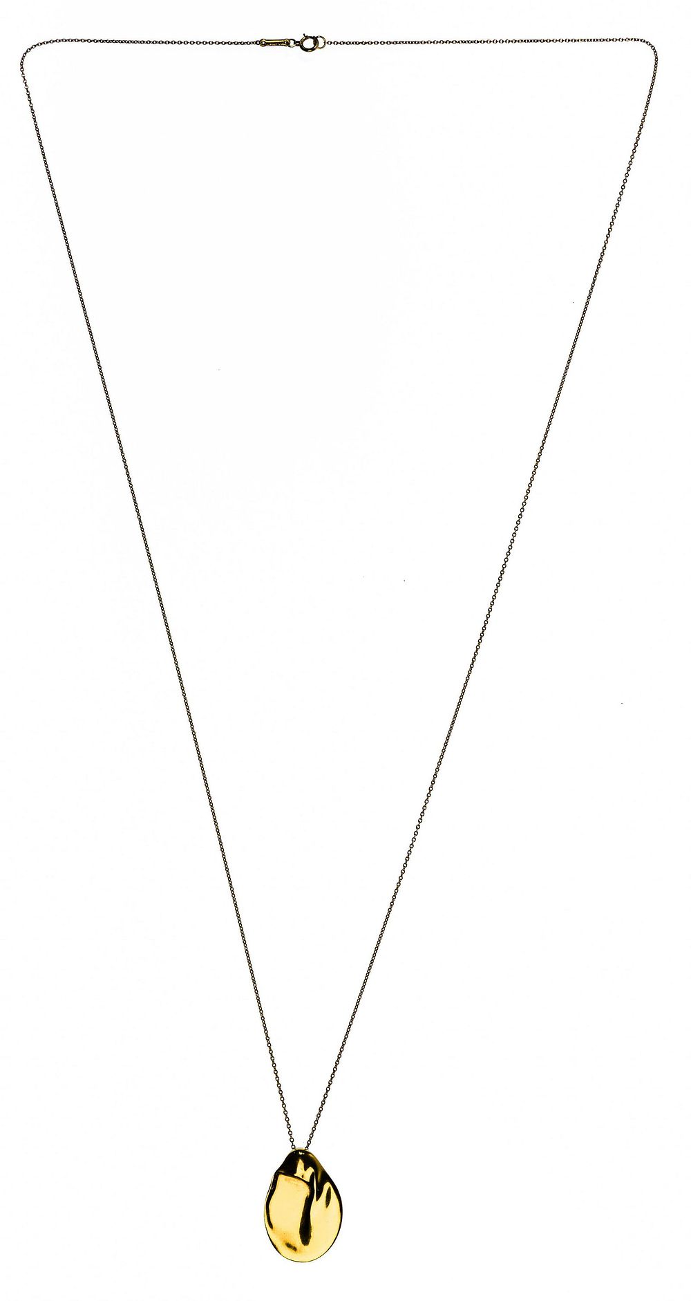 Lot 260: Tiffany & Co 18k Yellow Gold 'Madonna' Pendant and