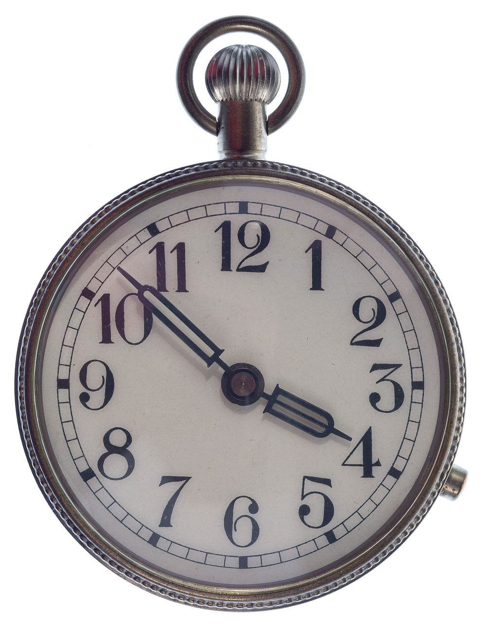 Lot 294: Brass and Enamel Quarter Repeater Paperweight Clock