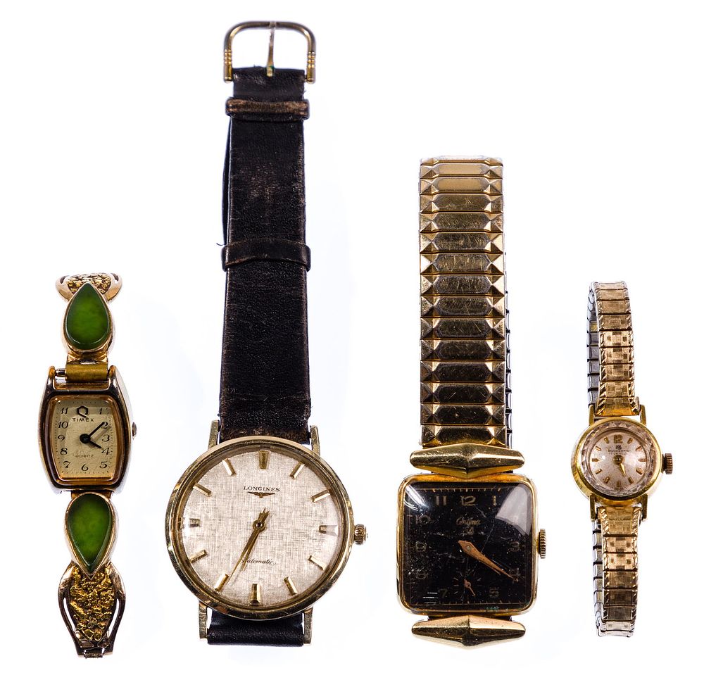 Lot 317: Gold Case / Shoulder Wristwatch Assortment