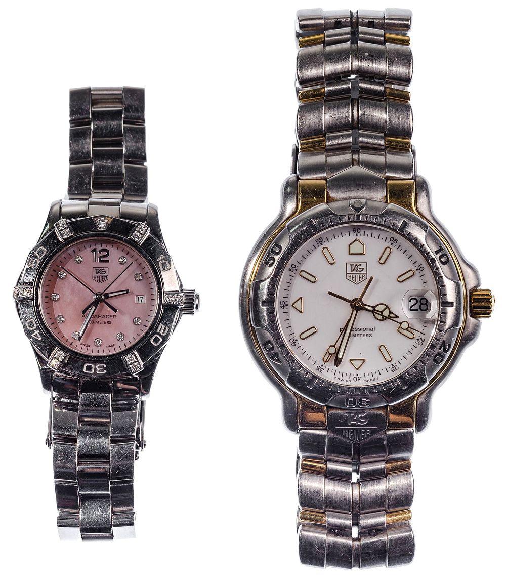 Lot 327: Tag Heuer Wristwatches