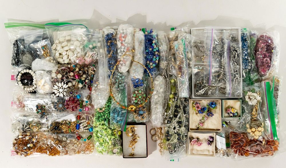 Lot 357: Rhinestone and Costume Jewelry Assortment