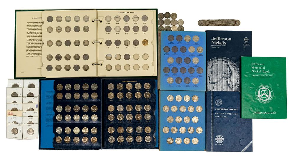 Lot 426: Buffalo and Jefferson 5c Assortment
