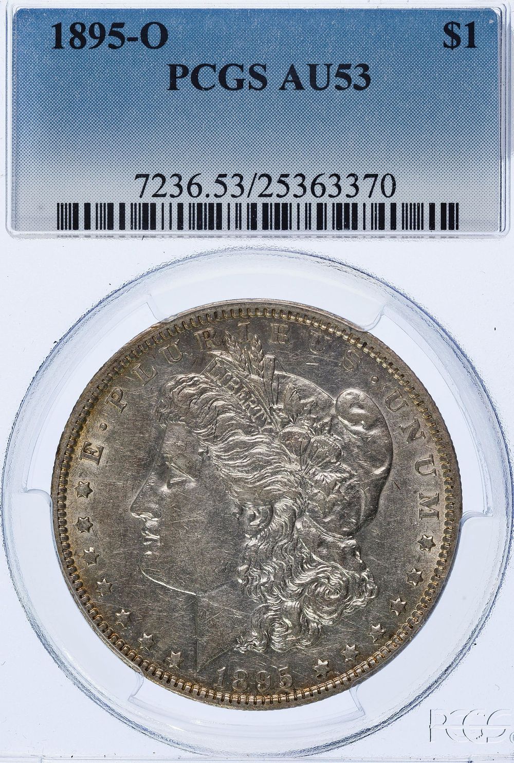 Lot 455: 1895-O $1 AU-53 PCGS