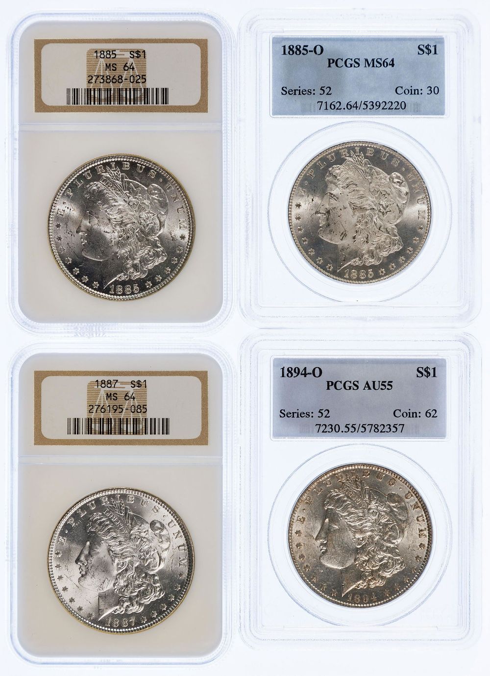 Lot 460: Morgan $1 Graded Assortment