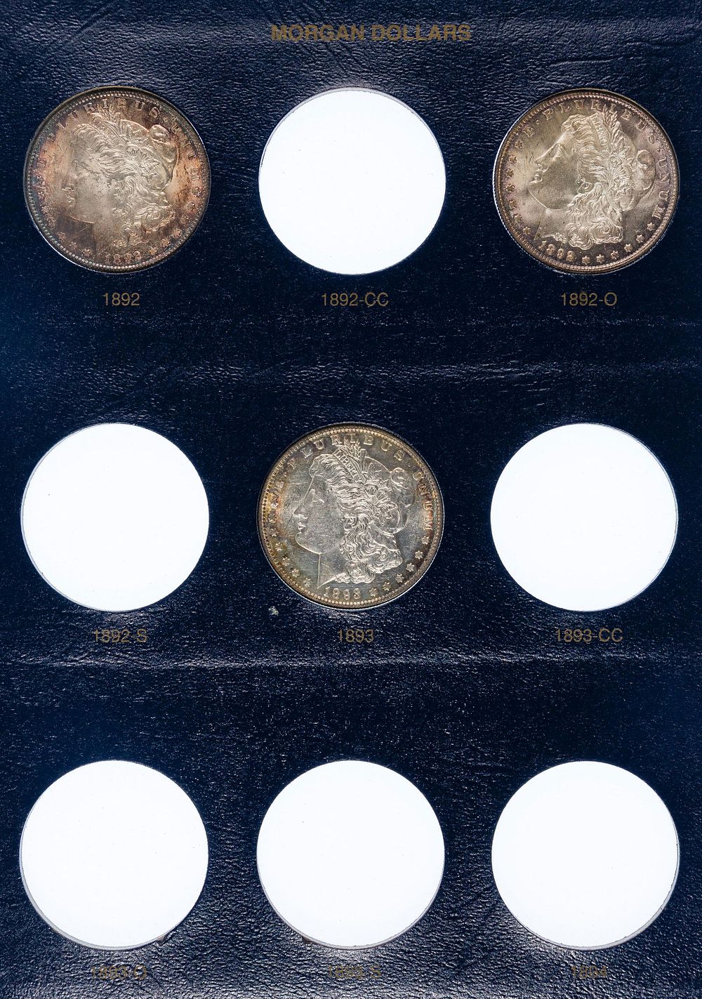 Lot 466: 1892-1921 Morgan $1 Near Set