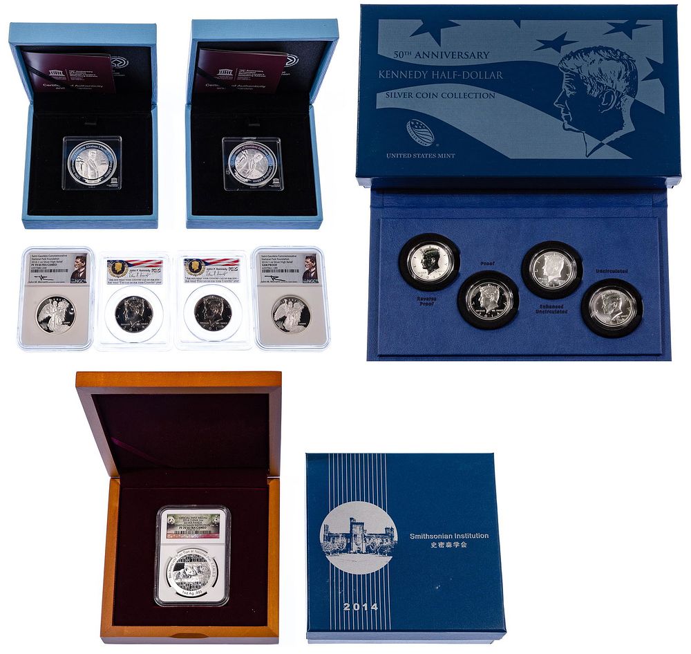 Lot 473: US Silver Commemorative Coin Assortment