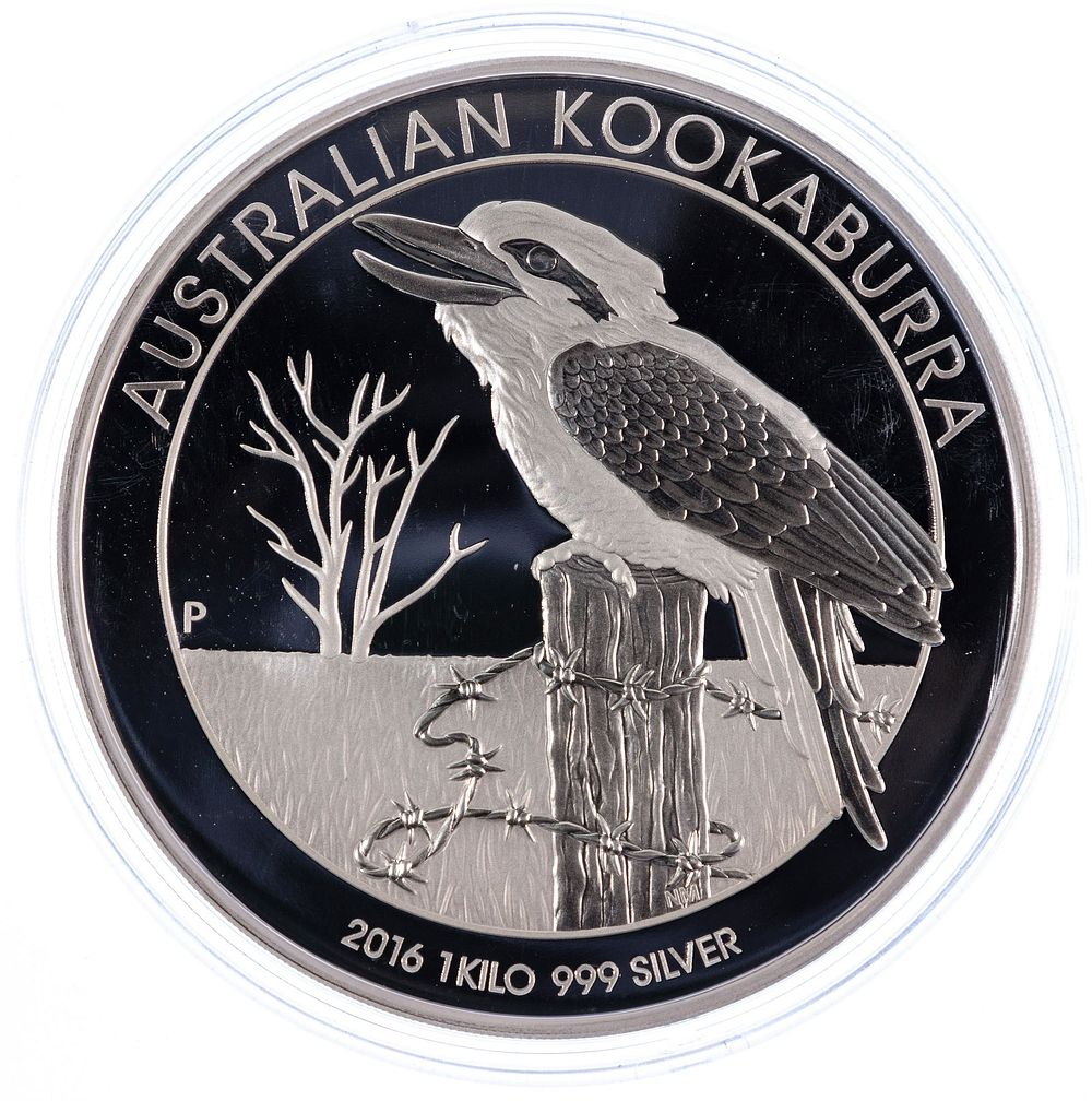Lot 500: Australia: 2016 $30 Kookaburra 1-Kilo Silver Proof