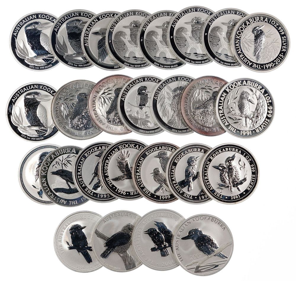 Lot 506: Australian: Silver Kookaburra Assortment