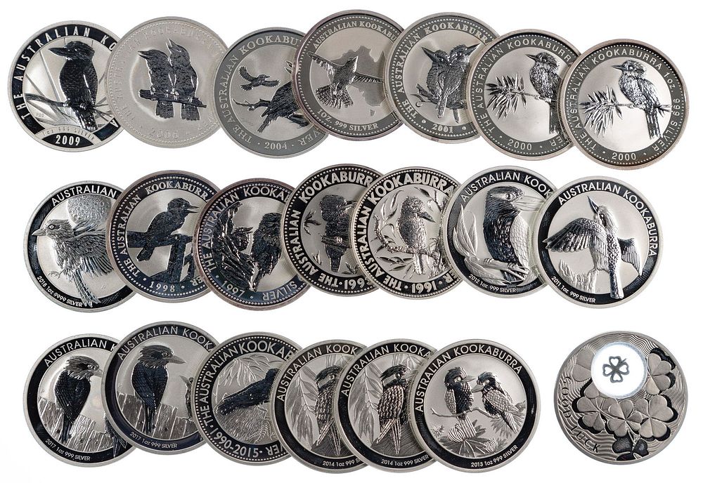 Lot 507: Australian: Silver Kookaburra Assortment