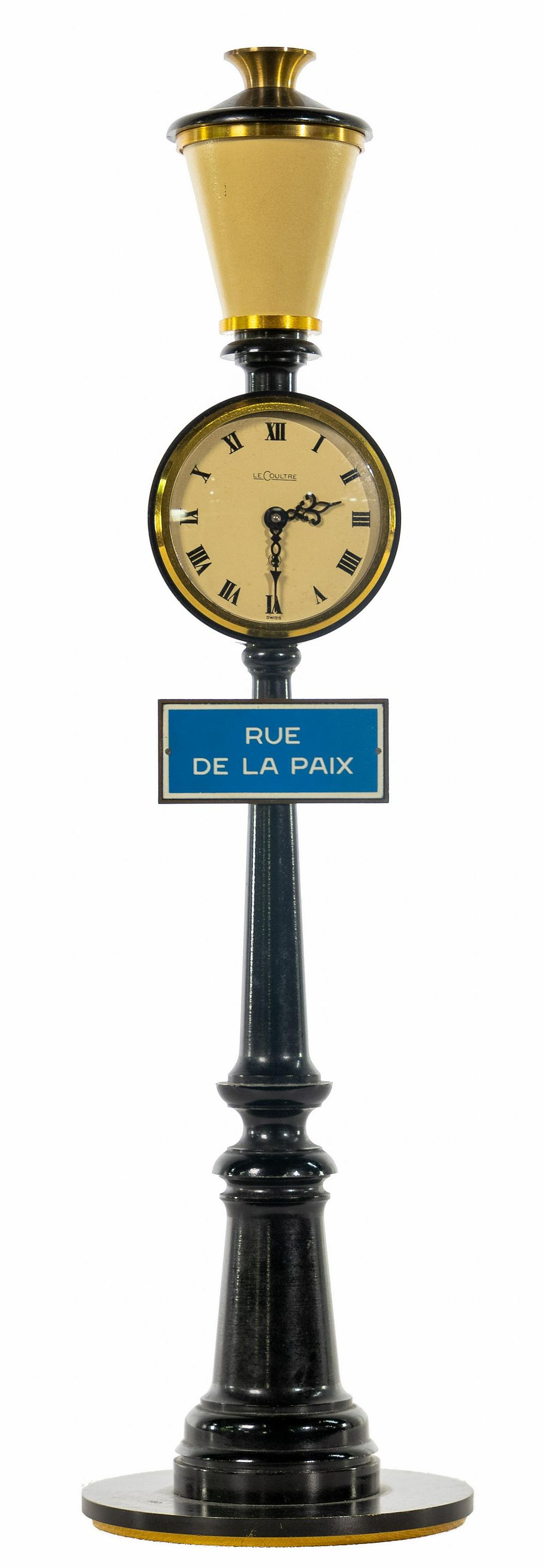 Lot 154: Jaeger LeCoultre 'Rue de la Paix' Street Lamp Clock