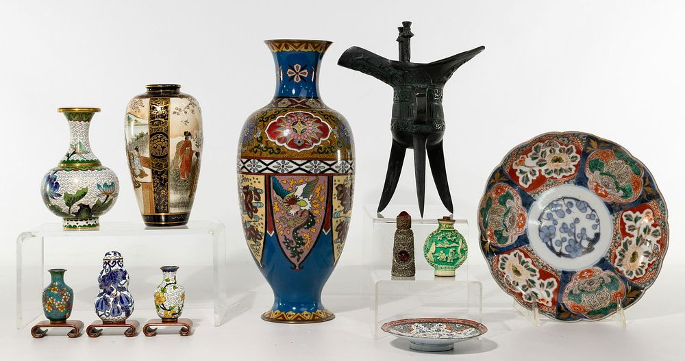 Lot 159: Asian Decorative Object Assortment