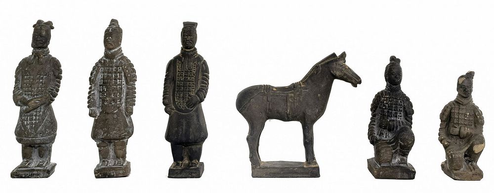 Lot 165: Chinese Replica Xian Terra Cotta Warrior Statue