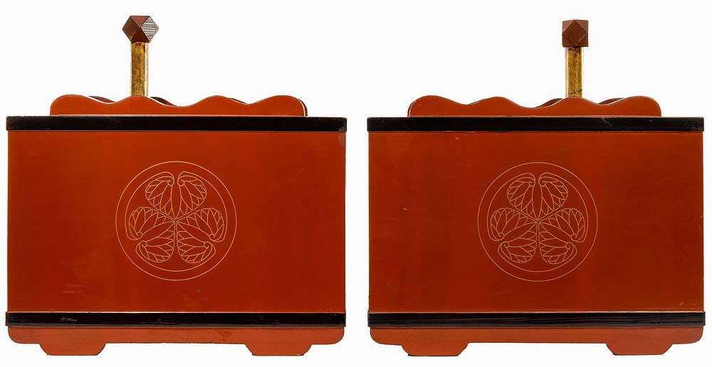 Lot 166: Japanese Lacquered Sake Casks