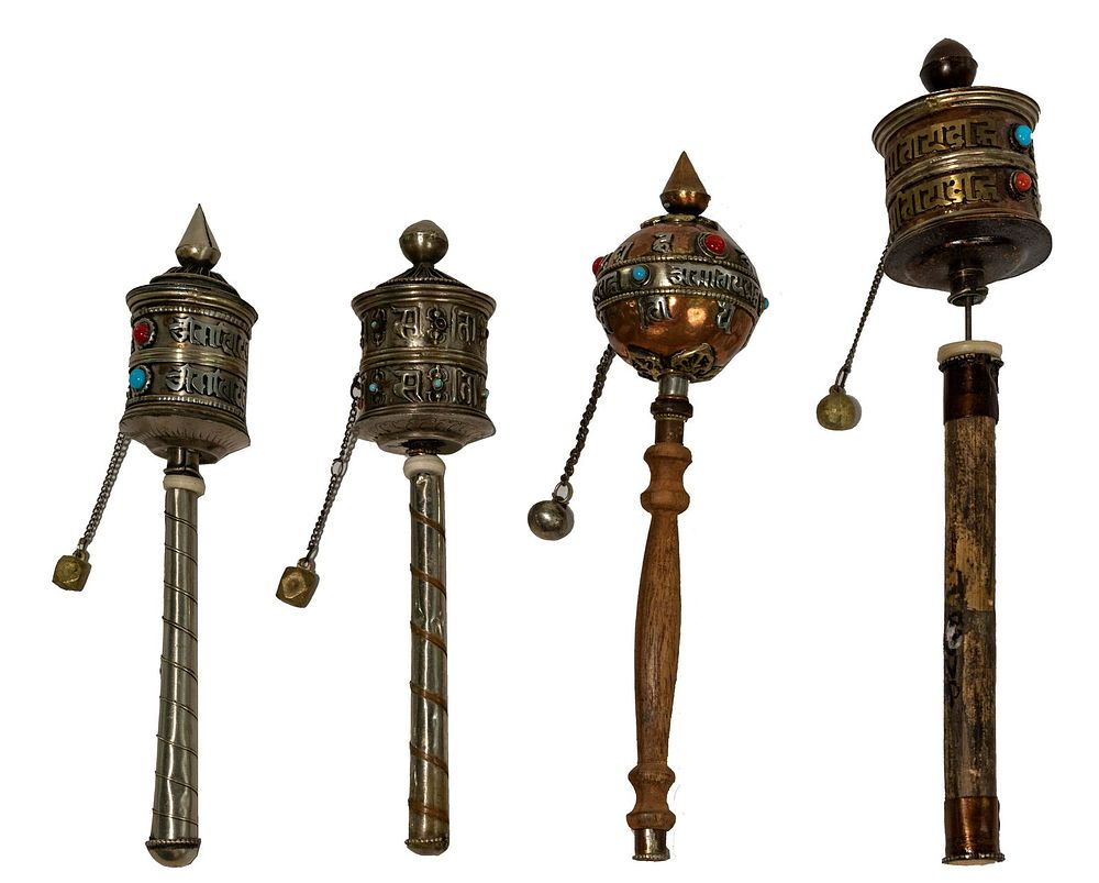 Lot 169: Tibetan Prayer Wheel Assortment
