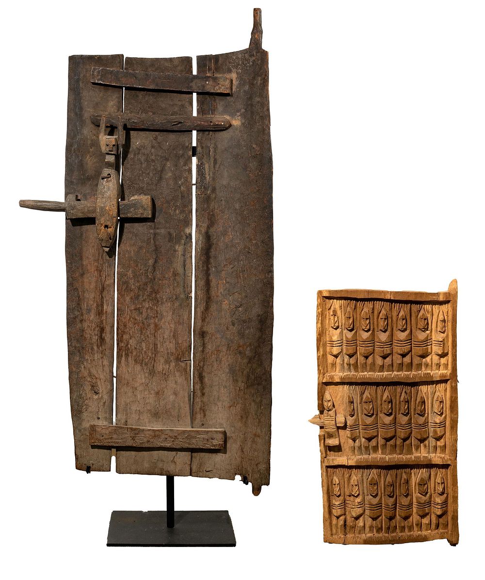 Lot 201: West African Granary Doors