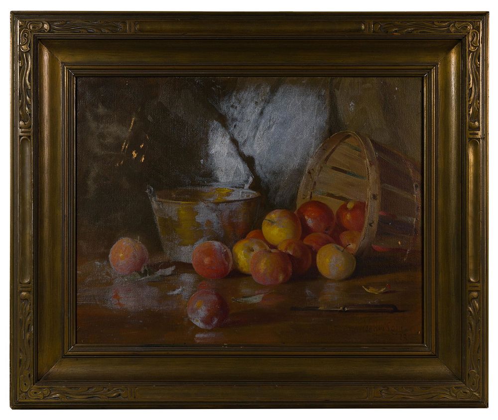 Lot 205: Adam Lehr (American, 1853-1924) Oil on Panel