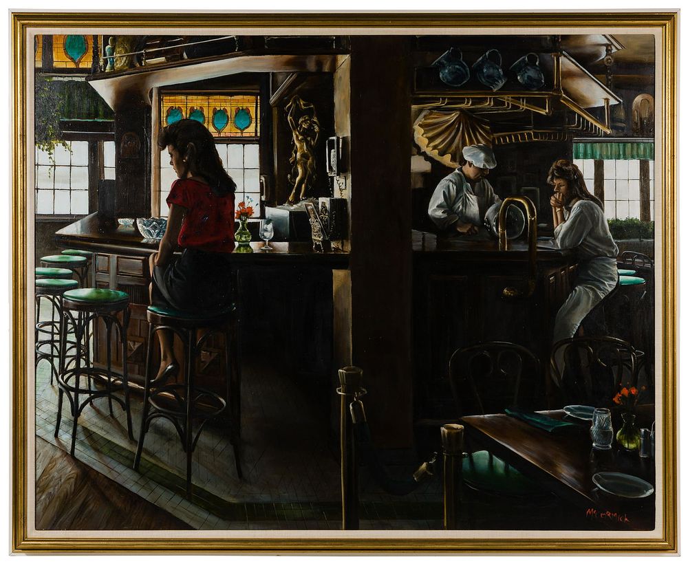 Lot 212: Harry McCormick (American, b.1942) Oil on Canvas