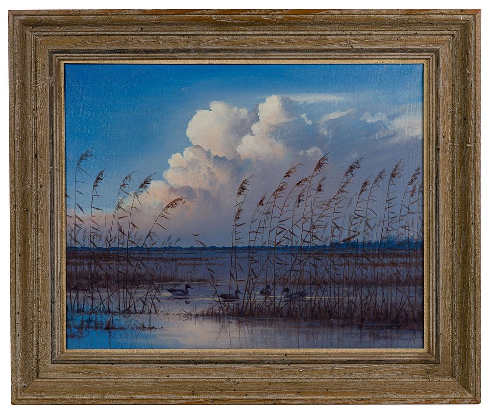 Lot 224: Owen J. Gromme (American, 1896-1991) 'Pintails on a