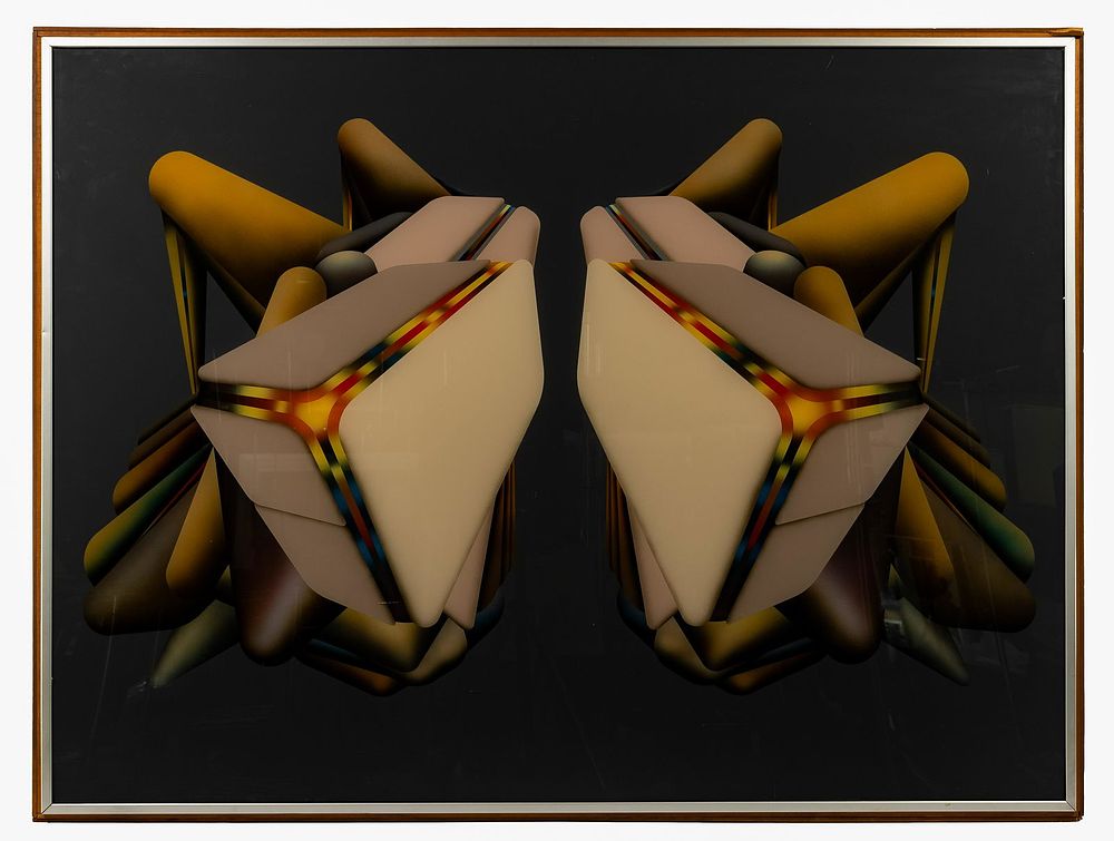 Lot 227: Paul Pinzarrone (American, b.1951) Acrylic on Plexiglas