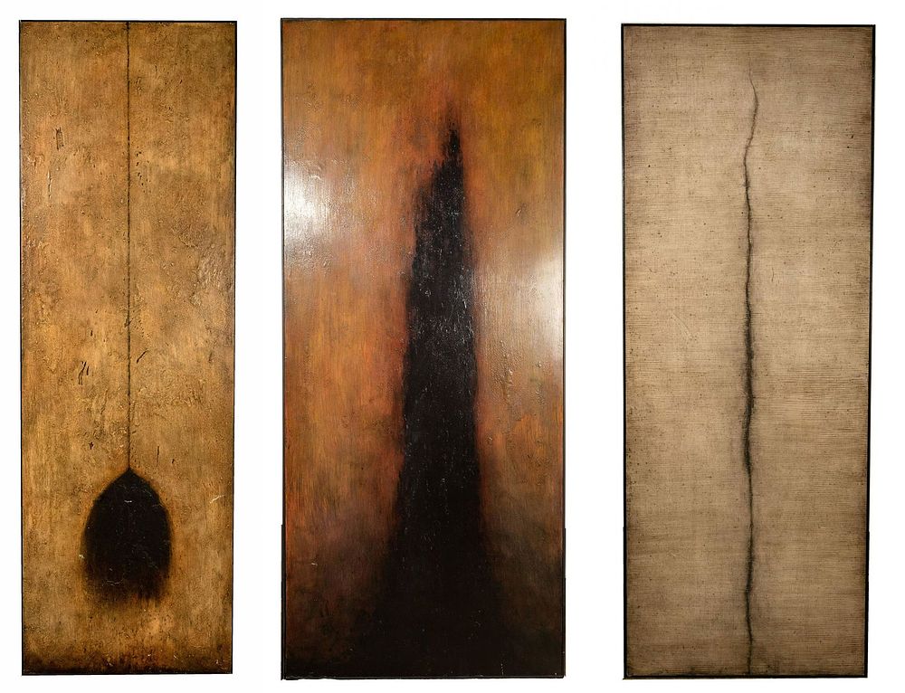 Lot 232: Robert Erickson (American, 20th Century) Oil on Panels