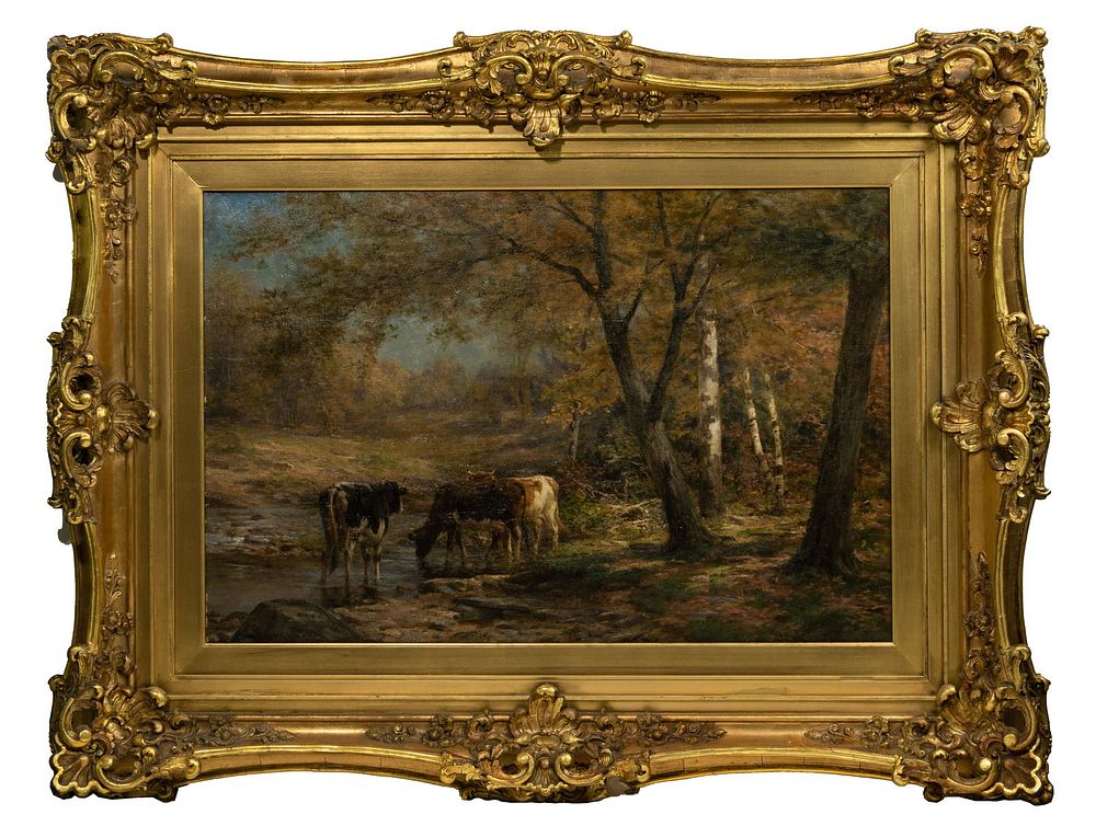 Lot 238: Thomas B. Craig (American, 1849-1924) 'Early Autumn,