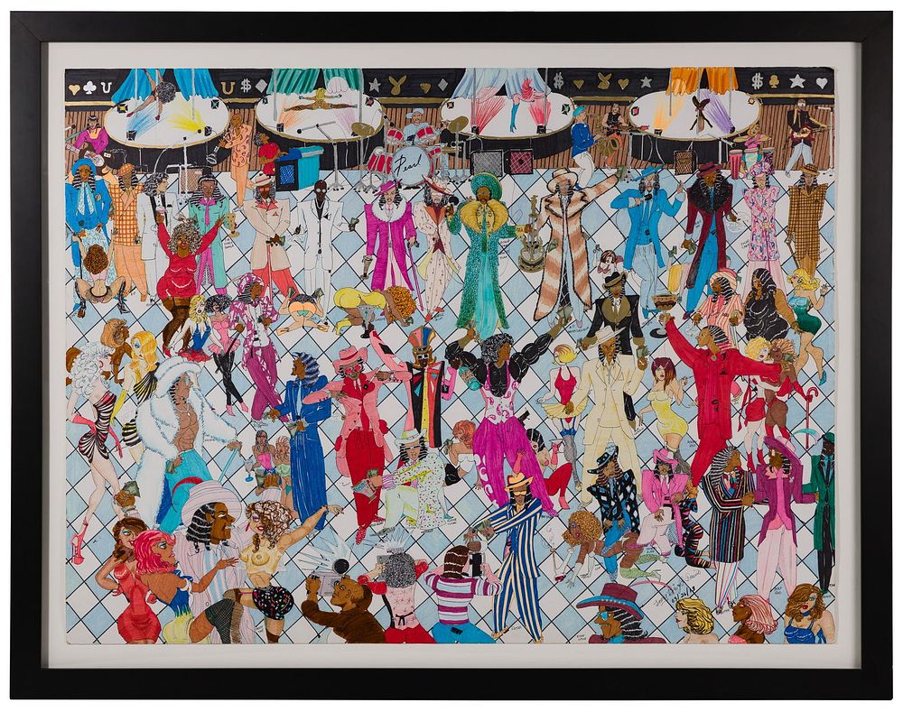 Lot 240: Tony 'Bright' Davis (American, b.1962) 'The Pimps'