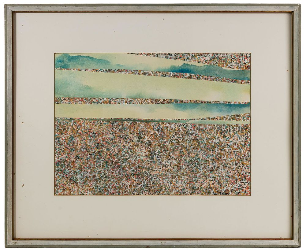 Lot 243: Will Freund (American, 1916-2014) 'Hemlock Mantle'