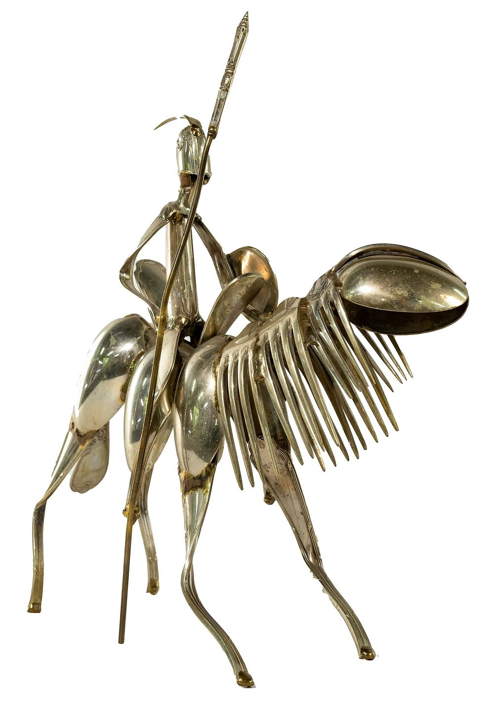 Lot 295: Gerard Bouvier (French, b.1942) 'Don Quixote' Sculpture