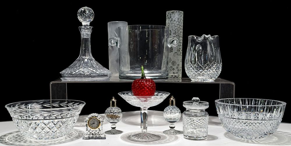 Lot 342: Waterford, Crystal and Art Glass Assortment